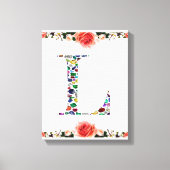Initial L Leinwanddruck (Vorderseite)