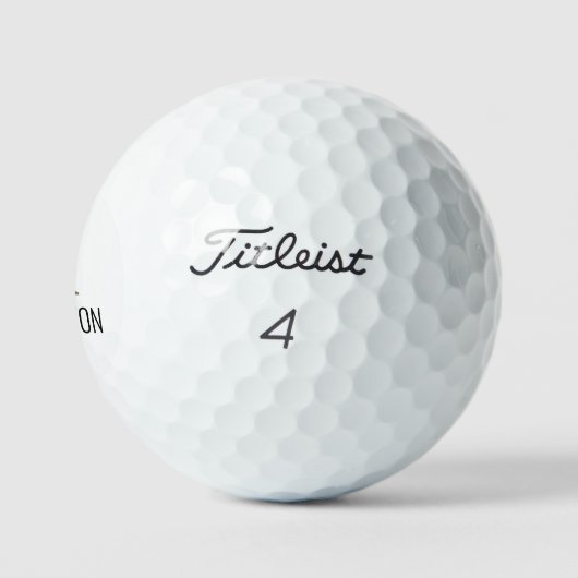 Initial & Last Name II Titleist Pro V1 Golfball (Logo)