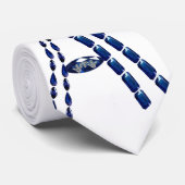 Initial Letter A, Monogram Modern Stylish Trendy Krawatte (Gerollt)