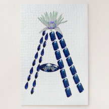 Initial Letter A, Monogram Modern Stylish Trendy