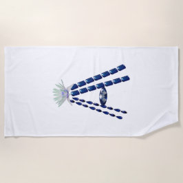 Initial Letter A, Monogram Modern Stylish Trendy Strandtuch