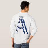 Initial Letter A, Monogram Modern Stylish Trendy T-Shirt (Schwarz voll)