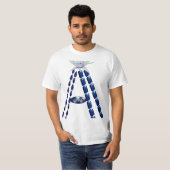 Initial Letter A, Monogram Modern Stylish Trendy T-Shirt (Vorne ganz)