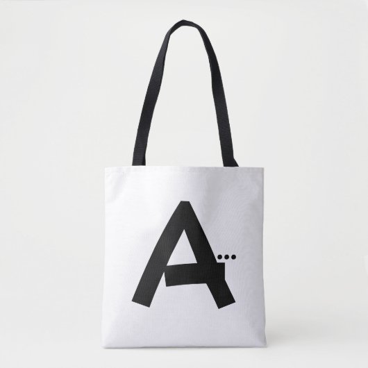 Initial Letter A Monogram-Tasche Tasche (Vorderseite)