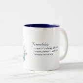 Initial - Letter C Zweifarbige Tasse (VorderseiteRechts)