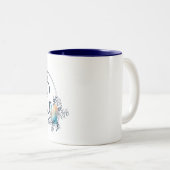 Initial - Letter G Zweifarbige Tasse (VorderseiteRechts)