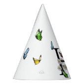 Initial Letter H Floral Butterfly Monogramm Partyhütchen (Links)