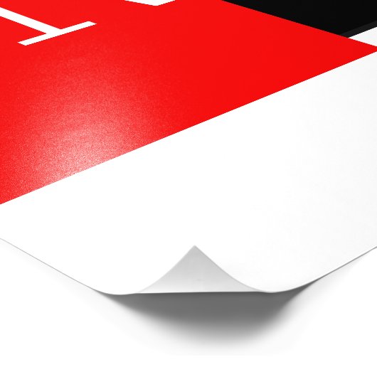 Initial Letter Monogram Modern Stilvoll Fotodruck (Ecke)