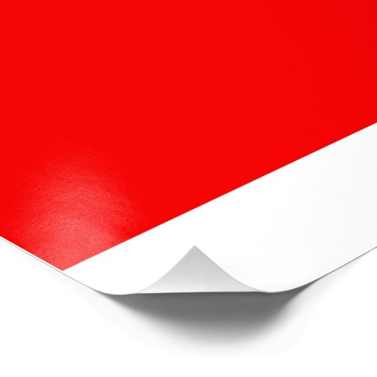 Initial Letter Monogram Modern Stilvoll Poster (Ecke)