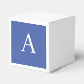 Initial Letter Monogram Modern Style Lila Geschenkschachtel (Rückseite)