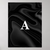 Initial Letter Monogram Modern Stylist Poster (Vorne)