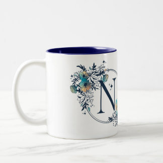 Initial - Letter N Zweifarbige Tasse