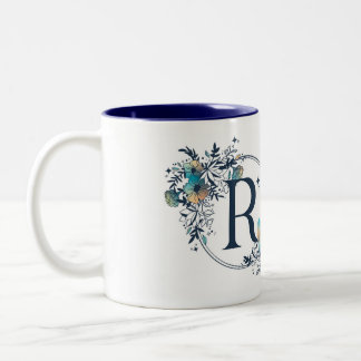 Initial - Letter R Zweifarbige Tasse