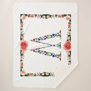Initial Letter W Gemstone Design Sherpadecke