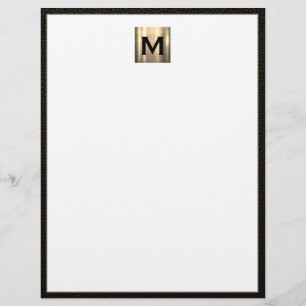 Initial Letterhead für das benutzerdefinierte gebü Briefbogen