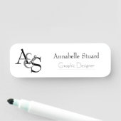 Initial Logo Business Namensschild (Beispiel)