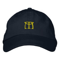 Initial "M" Designer Cap