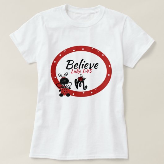 Initial M/Scripture - T - Shirt "Women's Hanes Nan (Design vorne)