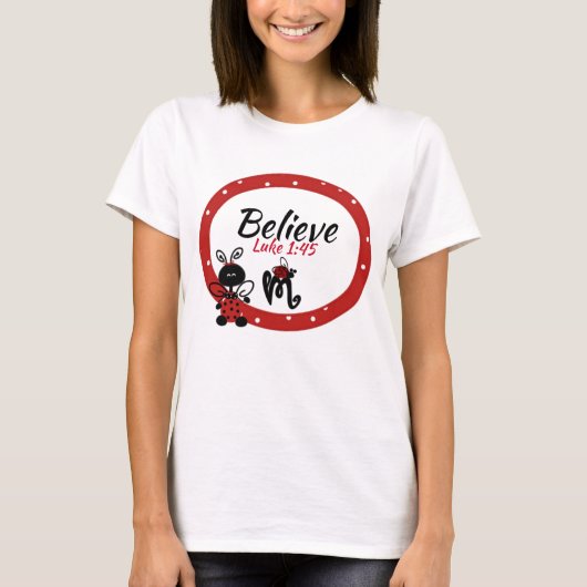 Initial M/Scripture - T - Shirt "Women's Hanes Nan (Vorderseite)