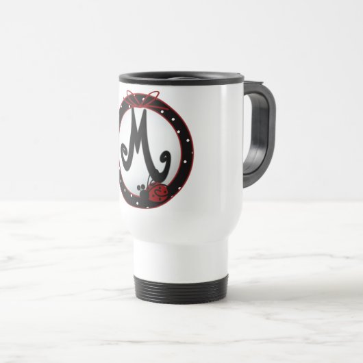 Initial M Tasse (VorderseiteRechts)