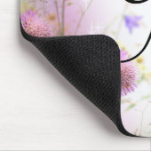 Initial-Maus-Pad der Lavender Wild Blume Mousepad (Ecke)