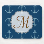 Initial-Maus-Pad für das Ankerschiff Mousepad (Vorne)