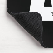 Initial mit/hängende Katzenjammer Mousepad (Ecke)