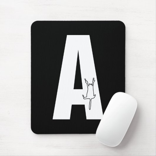 Initial mit/hängende Katzenjammer Mousepad (Mit Mouse)
