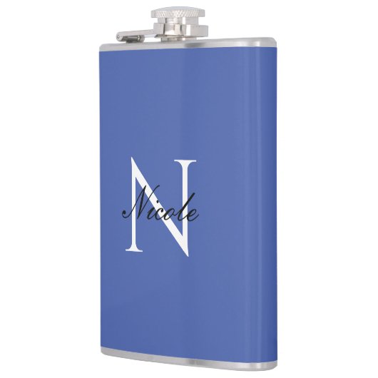 Initial Mit Monogramm handgeschriebener Eigenname  Flachmann (Links)