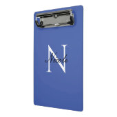 Initial Mit Monogramm handgeschriebener Eigenname Mini Klemmbrett (Gewinkelt2)