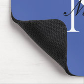 Initial Mit Monogramm handgeschriebener Eigenname Mousepad (Ecke)