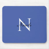 Initial Mit Monogramm handgeschriebener Eigenname Mousepad (Vorne)
