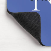 Initial Mit Monogramm handgeschriebener Eigenname  Mousepad (Ecke)