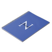 Initial Mit Monogramm handgeschriebener Eigenname Notizblock (Linke Seite)