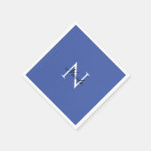 Initial Mit Monogramm handgeschriebener Eigenname Serviette (Ecke)