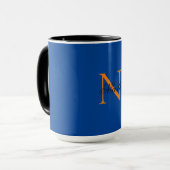 Initial Mit Monogramm handgeschriebener Eigenname  Tasse (Vorderseite Links)