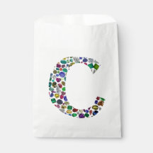 Initial Monogram Letter C Trendy