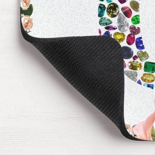 Initial Monogram Letter C Trendy Mousepad (Ecke)