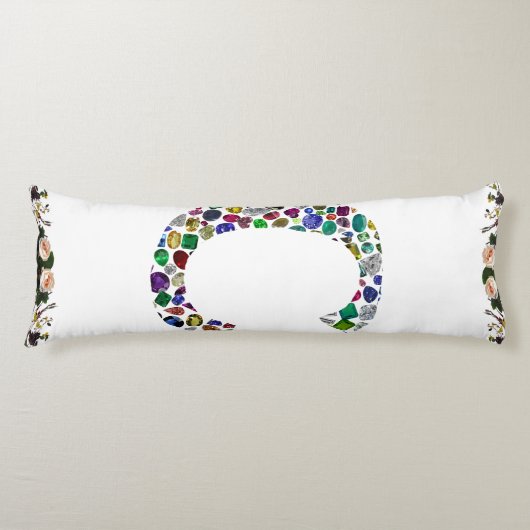 Initial Monogram Letter C Trendy Seitenschläferkissen (Vorderseite)