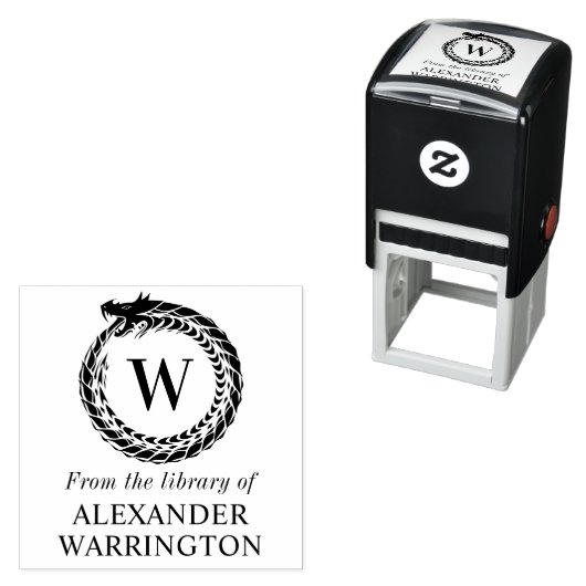 Initial Monogram Permastempel (Beispiel)