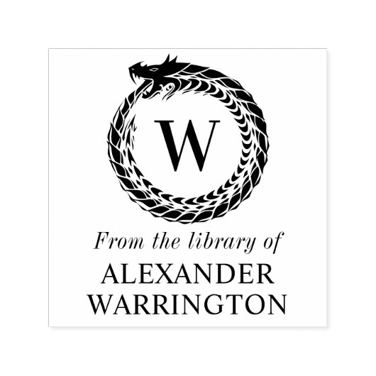 Initial Monogram Permastempel (Design)