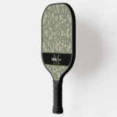 Initial Monogramm für die digitale Camouflage des Pickleball Schläger (Links)