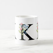 Initial-Monogramm-K-Tasse Kaffeetasse (Mittel)
