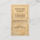 Initial Monogramm Name korporativ, Führungskraft Visitenkarte (Rückseite)