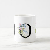Initial-Monogramm-O-Tasse Kaffeetasse (Mittel)