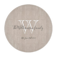 Initial-Monogramm und Name Cool Chic