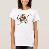 Initial N, Vintag Nasturtium T - Shirt (Vorderseite)