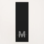 Initial-Name des Monogramms für benutzerdefinierte Yogamatte (Vorderseite)