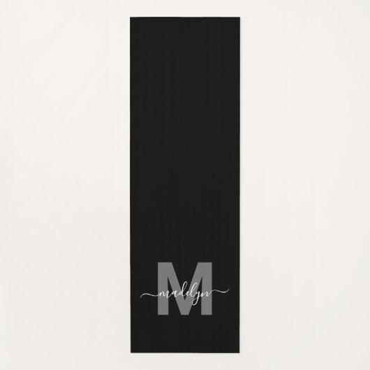 Initial-Name des Monogramms für benutzerdefinierte Yogamatte (Vorderseite)