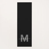 Initial-Name des Monogramms für benutzerdefinierte Yogamatte (Rückseite)